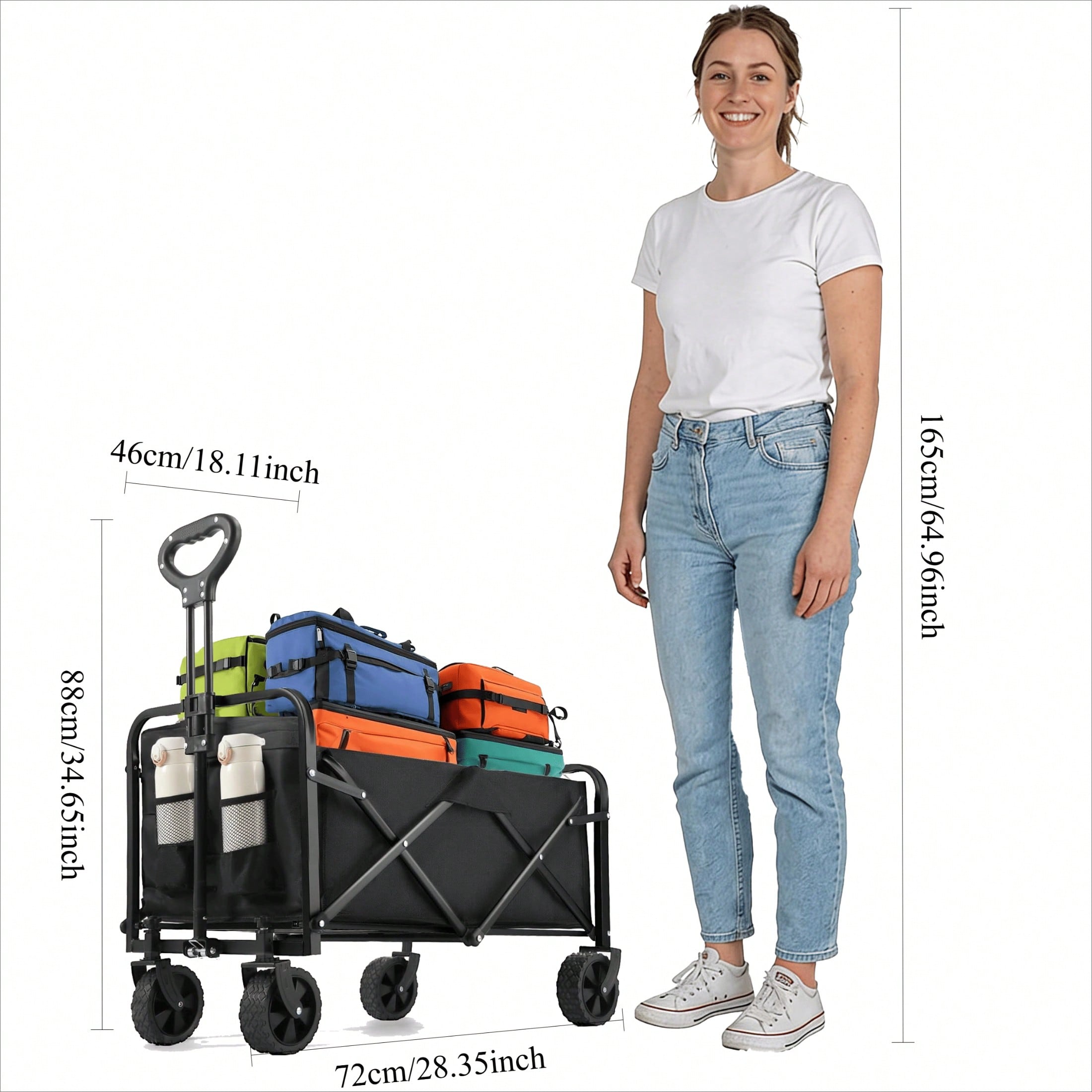 Camping Wagon All-Terrain Heav - Sports Equipment Wagon 评论和价格
