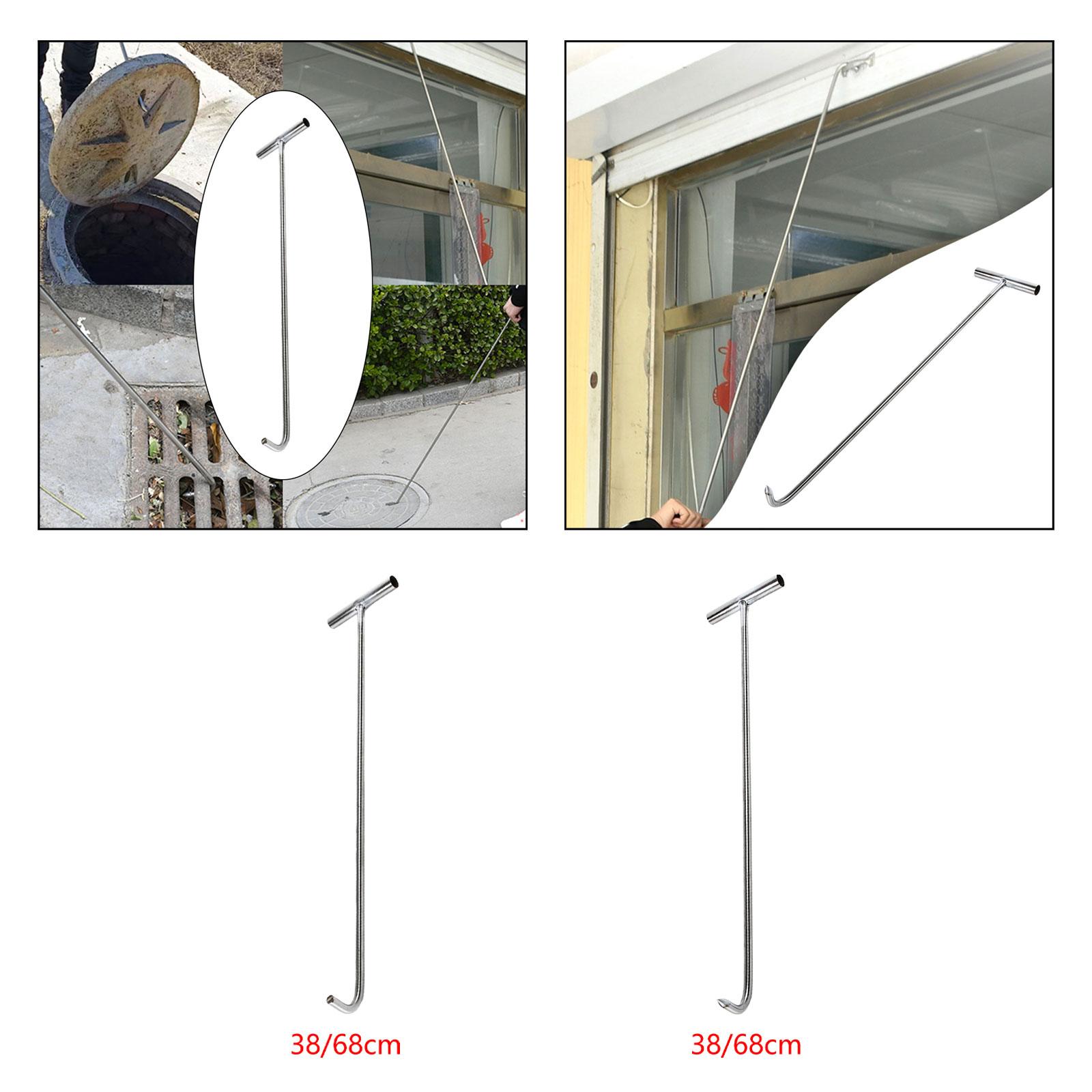 Manhole Hook Tool Well Lid Dra - Trampoline Spring Cover 评论和价格